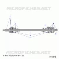 TRASMISSIONE, FRONT HALF SHAFT
