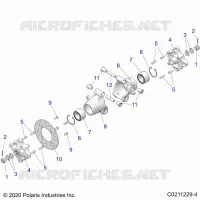 SOSPENSIONE POSTERIORE HUBS, CARRIER AND BRAKE DISC