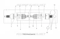 DRIVE TRAIN, ALBERO DI TRASMISSIONE, REAR