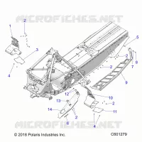 CHASSIS, PROTEZIONE FRIZIONE/FOOTRESTS/RUNNING BOARDS