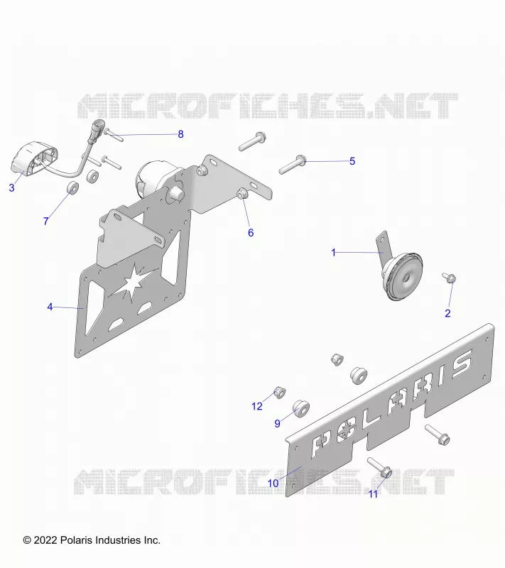 ELETTRICO, HORN, AND LICENSE PLATE LIGHT