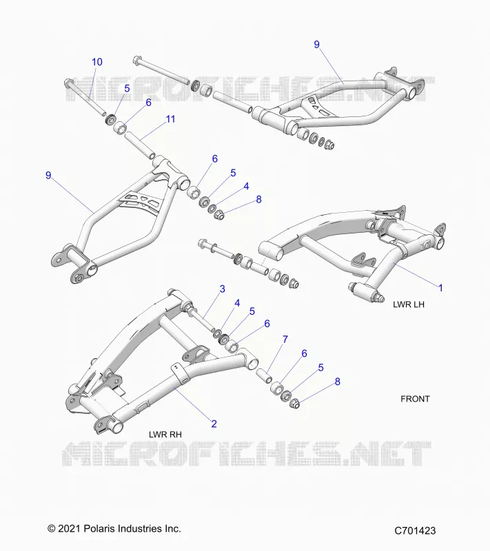 SOSPENSIONE POSTERIORE CONTROL ARMS
