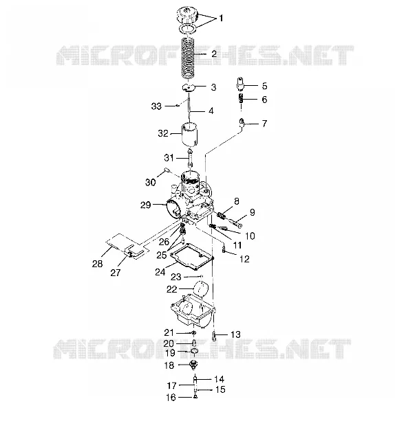 CARBURATORE TRAIL TOURING 0982362 AND EUROPEAN TRAIL TOURING E982362 (4942314231C010)