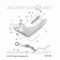 SISTEMA DI ALIMENTAZIONE CARBURANTE, FUEL TANK ASM.