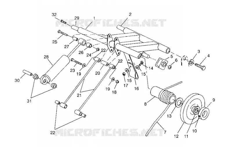 POSTERIORE COPPIA ARM 440 XCR 0951660 (4929112911B013)