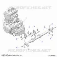 MOTORE, MOUNTING & LONG BLOCK