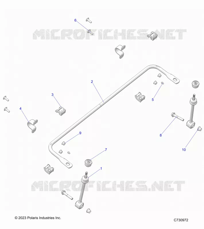 SUSPENSION, FRONT BARRA DI STABILIZZAZIONE