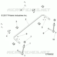 SOSPENSIONI ANTERIORI STABILIZER BAR- R19RSU99/A/B (C700032)