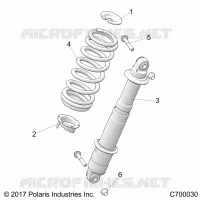 SOSPENSIONE POSTERIORE SHOCK MOUNTING