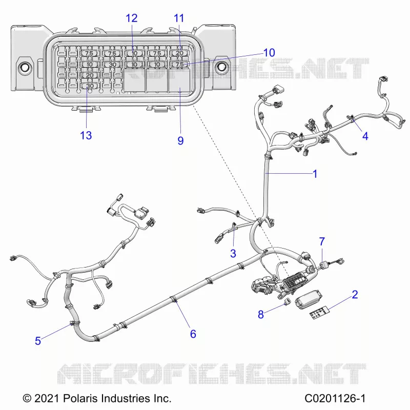 ELETTRICO, WIRE HARNESS