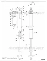 SUSPENSION, AMMORTIZZATORE POSTERIORE