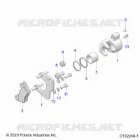 BRAKES, BRAKE PINZA FRENO ANTERIORE (FROM 8/16/2021)