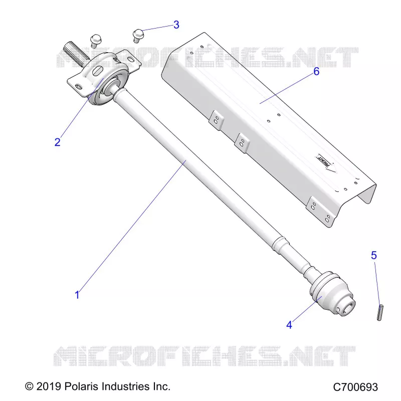 DRIVE TRAIN, FRONT PROP ALBERO