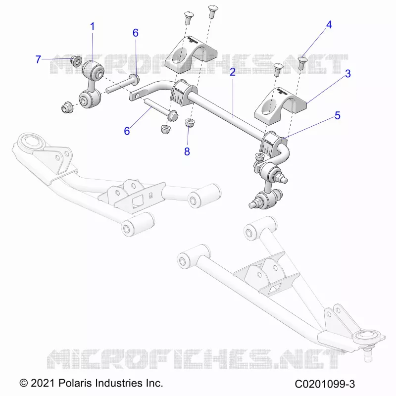 SUSPENSION, FRONT BARRA DI STABILIZZAZIONE