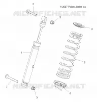 SUSPENSION, AMMORTIZZATORE POSTERIORE