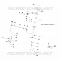 STERZO POST and TIE ROD ASM.