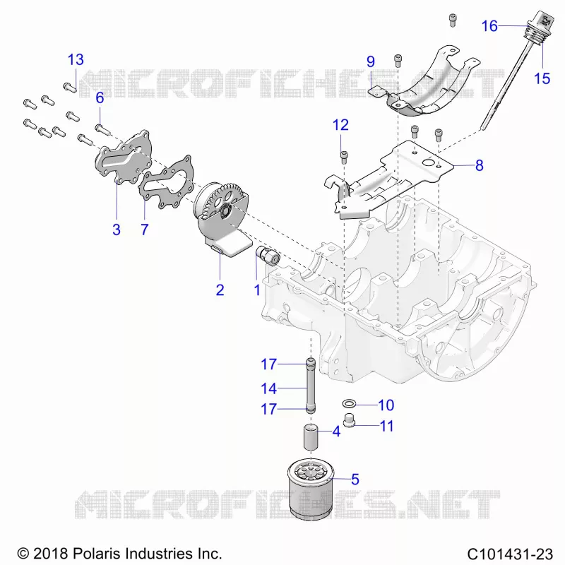 MOTORE, OIL SYSTEM