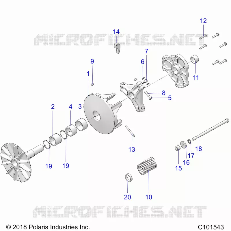TRASMISSIONE, PRIMARY CLUTCH