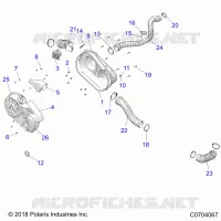 TRASMISSIONE, CLUTCH COVER AND DUCTING