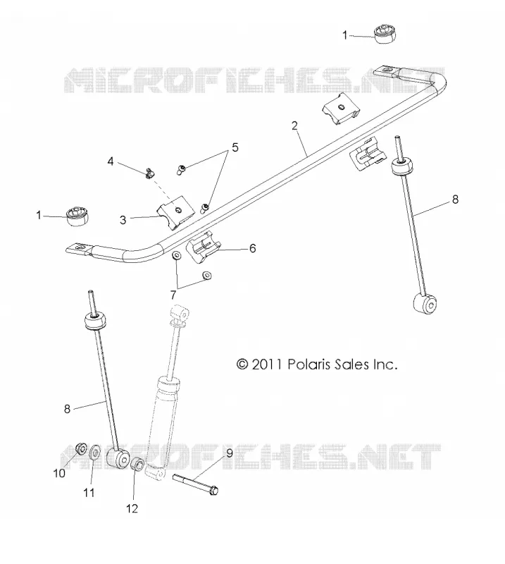 SUSPENSION, ANTERIORE BARRA STABILIZZATRICE