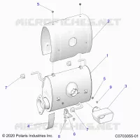 ENGINE, IMPIANTO DI SCARICO, SILENCER AND RELATED