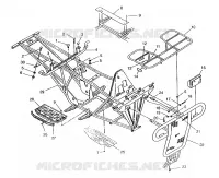 PARAURTI / PORTAPACCHI MOUNTING 6X6 400L, SWEDISH S948740 AND  NORWEGIAN N948740 (4926812681003A)