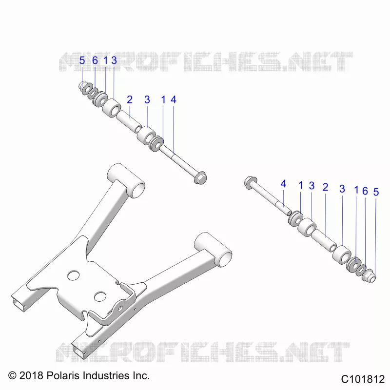 SOSPENSIONE POSTERIORE A-ARM MOUNTING AND BUSHINGS