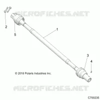 TRASMISSIONE, REAR PROP SHAFT