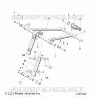 SUSPENSION, ANTERIORE COPPIA ARM