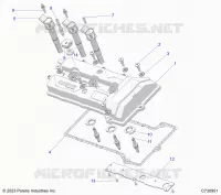 ENGINE, VALVOLA COPERTURA & SPARK PLUGS
