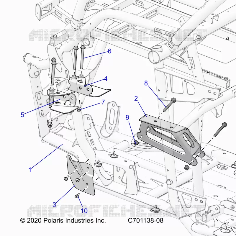 CHASSIS, MOTORE AND REAR DRIVELINE MOUNTING