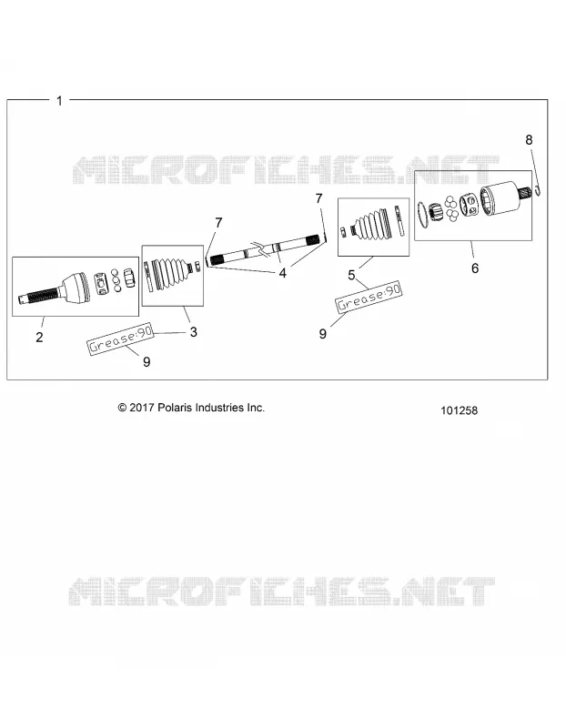 DRIVE TRAIN, TRANSMISSIONE ANTERIORE SHAFT