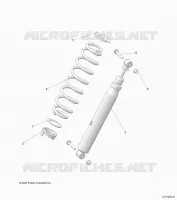SUSPENSION, REAR SHOCK MONTAGGIO