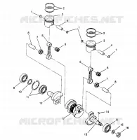 PISTONEEE   ALBERO MOTORE LITE GT 0963133 AND EUROPEAN LITE GT E963133 (4933083308C005)