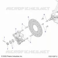 SOSPENSIONI ANTERIORI HUB AND BRAKE DISC