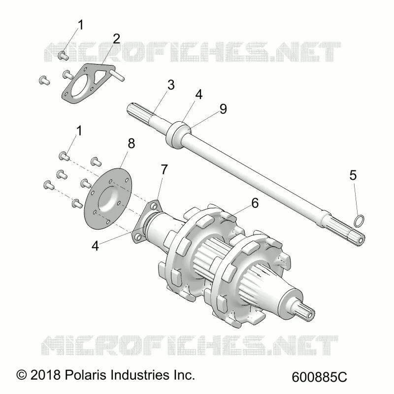 TRASMISSIONE, JACKSHAFT AND DRIVESHAFT
