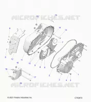 TRASMISSIONE, CLUTCH COVER ASM.- G24G2K99A/99B (C702872)