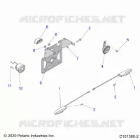 ELETTRICO, TURN SIGNALS, HORN, AND LICENSE PLATE LIGHT