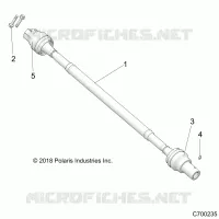 TRASMISSIONE, REAR PROP SHAFT