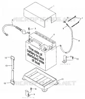 BATTERIA BOX SL 700 B964066 and  Intl. SL 700 I964066 (4935633563B006)