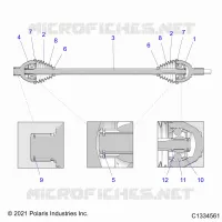 DRIVE TRAIN, HALF POSTERIORE ALBERO