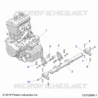 MOTORE, MOUNTING & LONG BLOCK