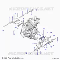 MOTORE, MOUNTING & LONG BLOCK