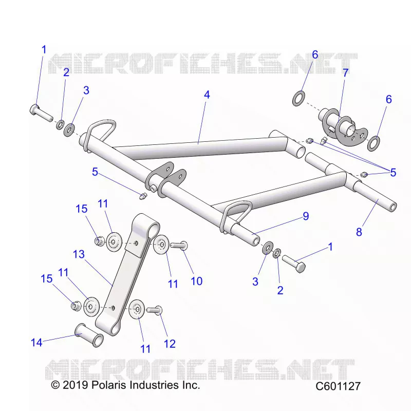 SUSPENSION, ANTERIORE COPPIA ARM