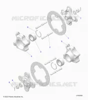SOSPENSIONI ANTERIORI CARRIER AND HUB