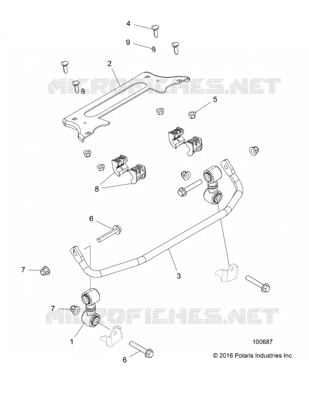 BARRA STABILIZZATRICE, FRONT