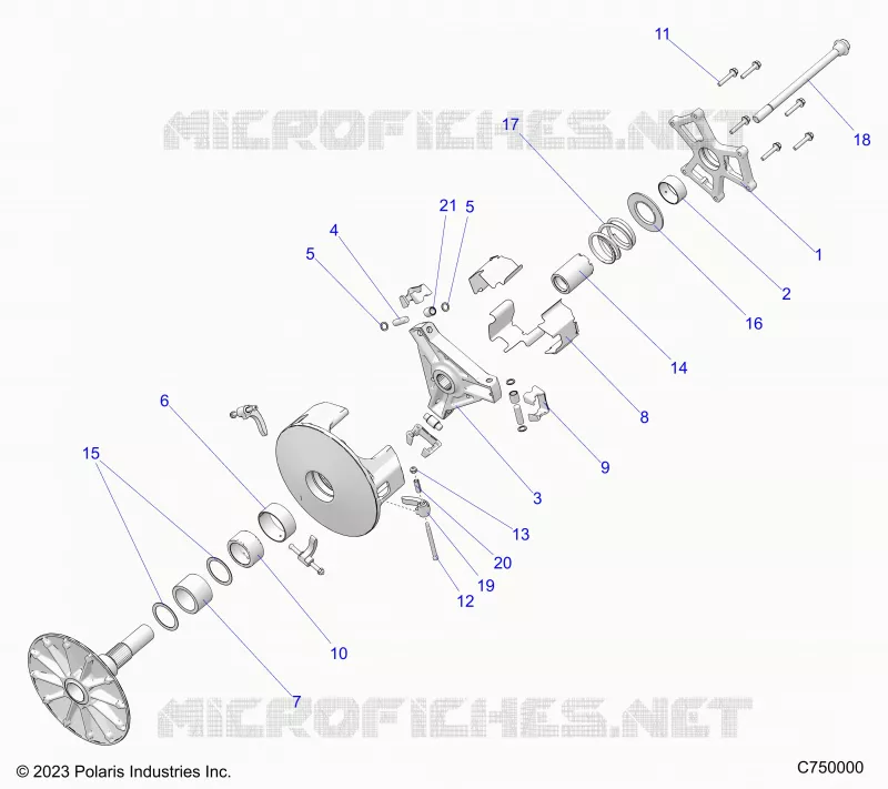 TRASMISSIONE, PRIMARY CLUTCH