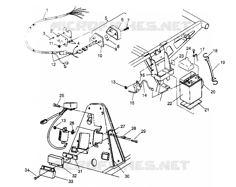 ELETTRICO/FANALE POSTERIORE ASSEMBLY