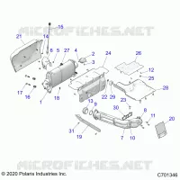 ENGINE, IMPIANTO DI SCARICO -Z23N4V99AL/BL/AR/BR (C701346)
