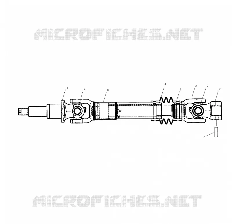 MID AXLE ALBERO DI TRASMISSIONE (RH)